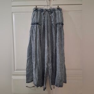 Oli & Hali Mineral Wash Tencel Wide Leg Pant